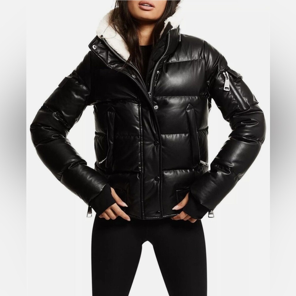 SAM Allegra faux leather winter jacket